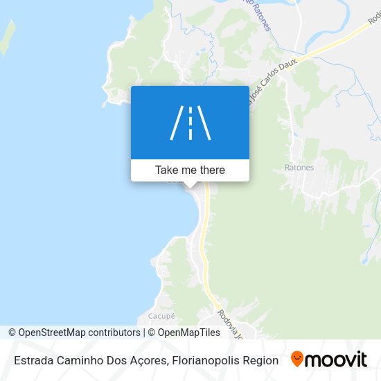 Estrada Caminho Dos Açores map