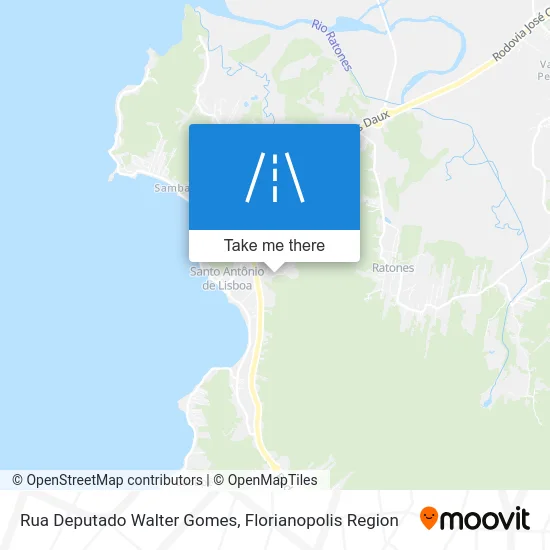 Rua Deputado Walter Gomes map
