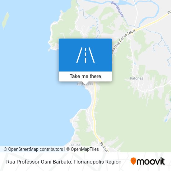 Rua Professor Osni Barbato map