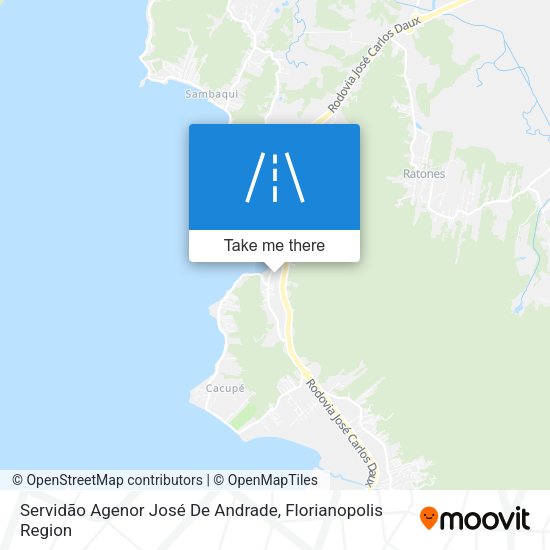 Servidão Agenor José De Andrade map