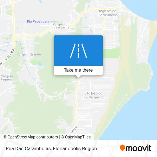 Rua Das Carambolas map