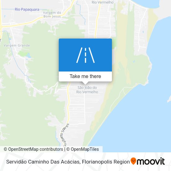 Servidão Caminho Das Acácias map