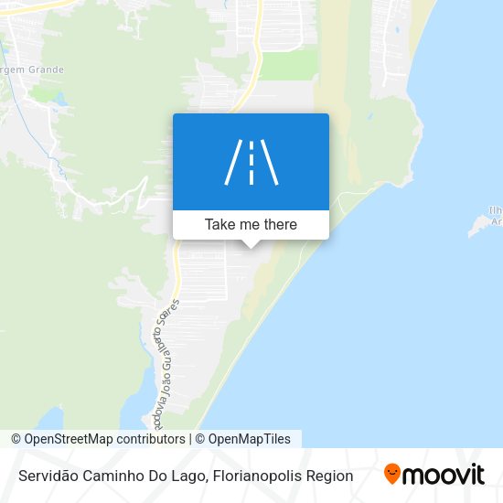 Servidão Caminho Do Lago map