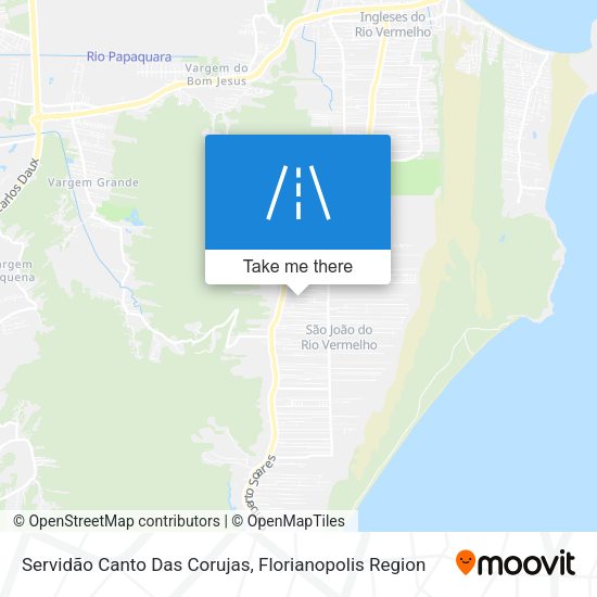 Servidão Canto Das Corujas map