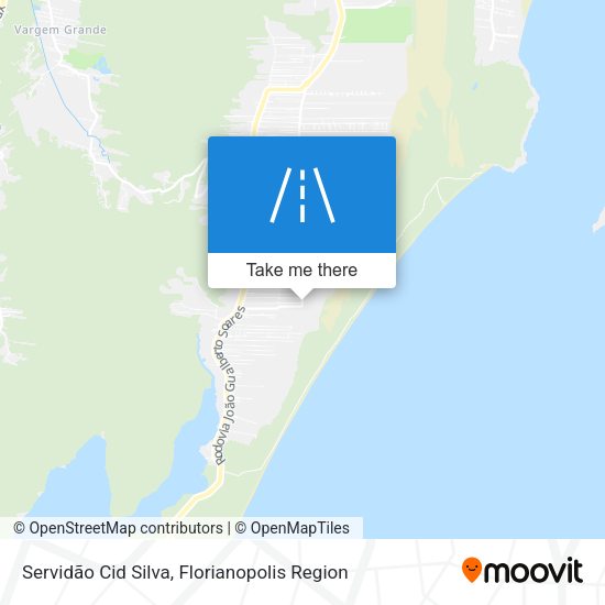 Servidão Cid Silva map
