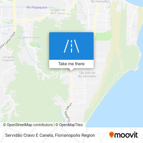 Servidão Cravo E Canela map