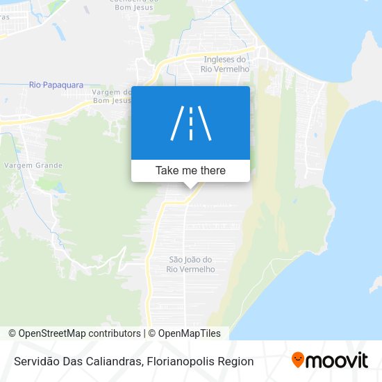 Servidão Das Caliandras map