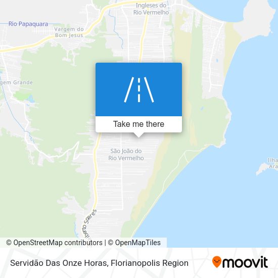 Servidão Das Onze Horas map