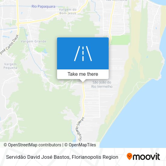 Servidão David José Bastos map