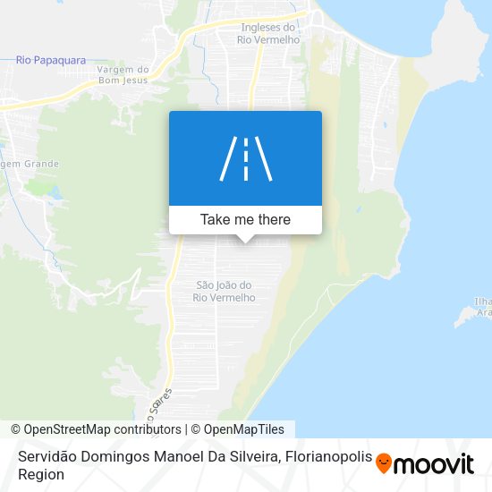 Servidão Domingos Manoel Da Silveira map