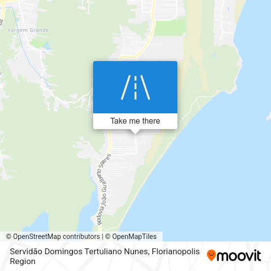 Servidão Domingos Tertuliano Nunes map