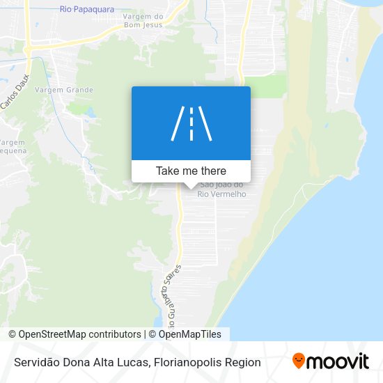 Servidão Dona Alta Lucas map
