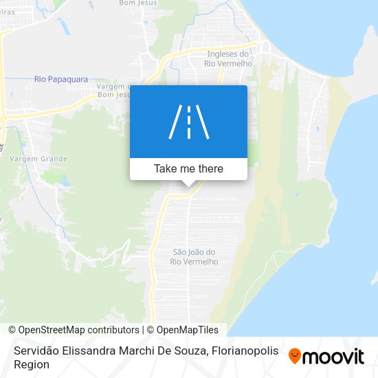Servidão Elissandra Marchi De Souza map