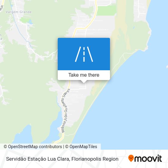Servidão Estação Lua Clara map