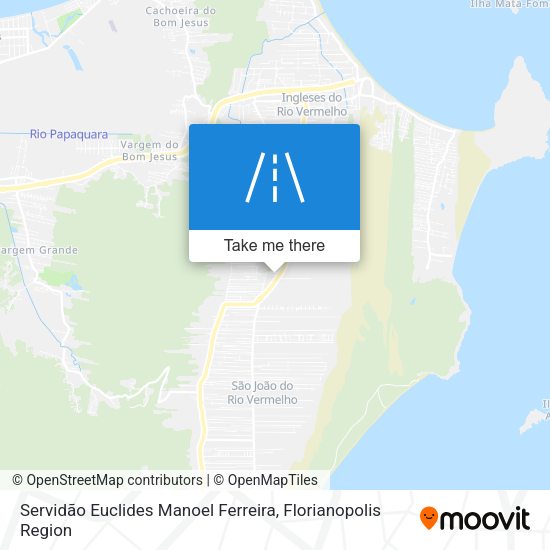 Servidão Euclides Manoel Ferreira map
