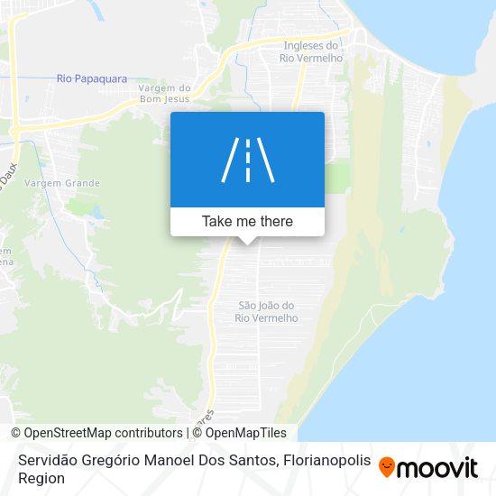 Servidão Gregório Manoel Dos Santos map