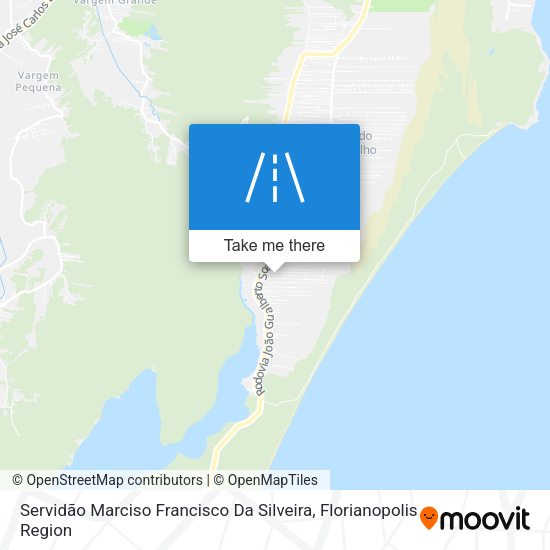 Servidão Marciso Francisco Da Silveira map