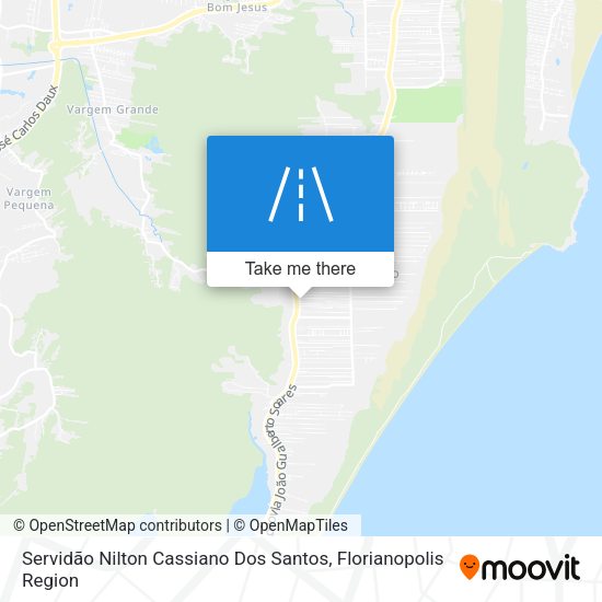 Servidão Nilton Cassiano Dos Santos map