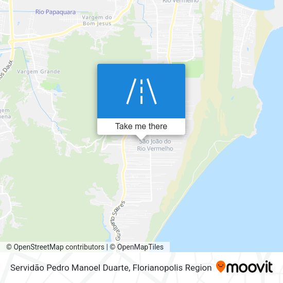 Servidão Pedro Manoel Duarte map