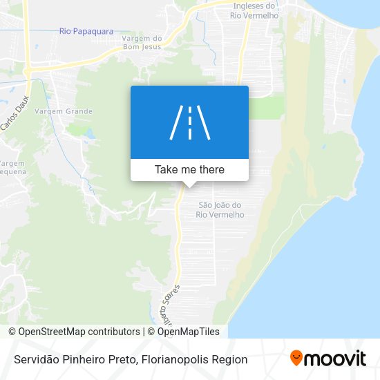 Servidão Pinheiro Preto map