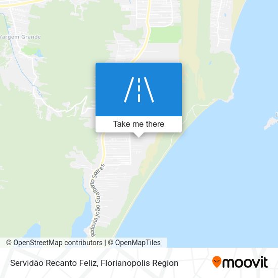 Servidão Recanto Feliz map