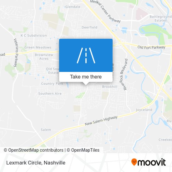 Mapa de Lexmark Circle
