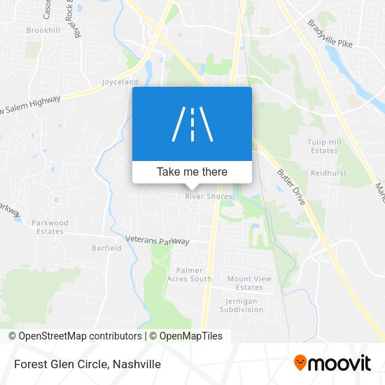 Forest Glen Circle map