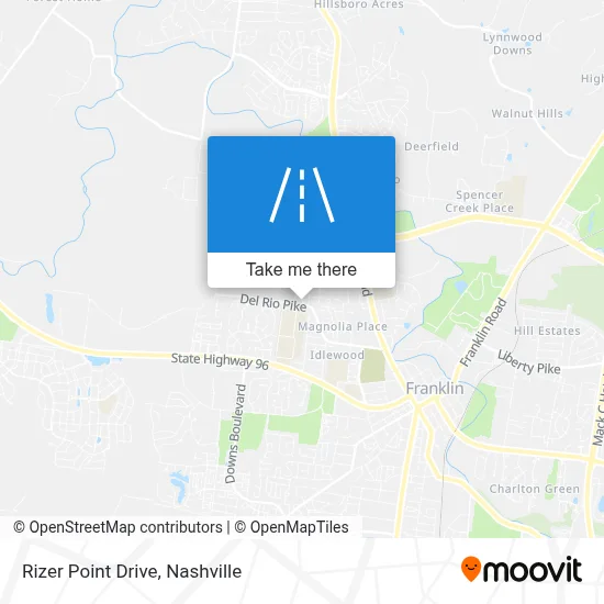 Rizer Point Drive map