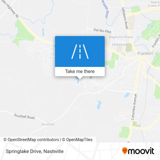 Springlake Drive map