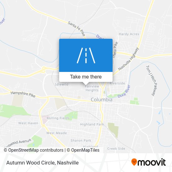 Mapa de Autumn Wood Circle