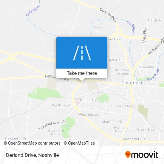 Derland Drive map