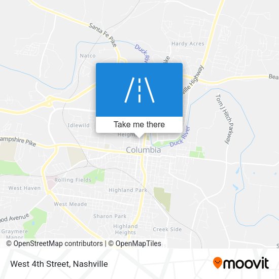 Mapa de West 4th Street