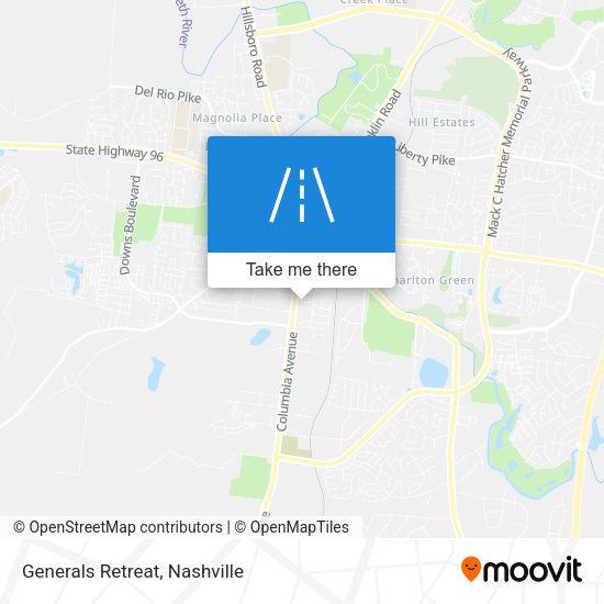 Mapa de Generals Retreat
