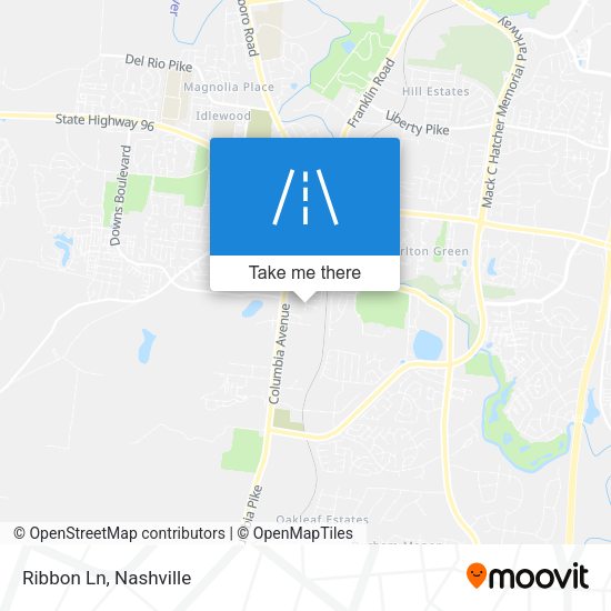 Mapa de Ribbon Ln