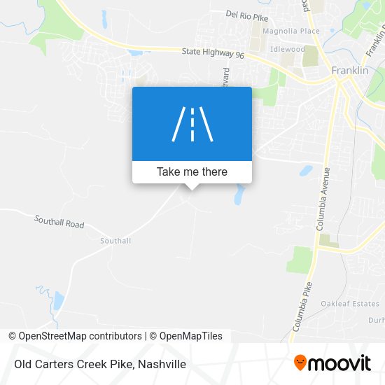 Mapa de Old Carters Creek Pike