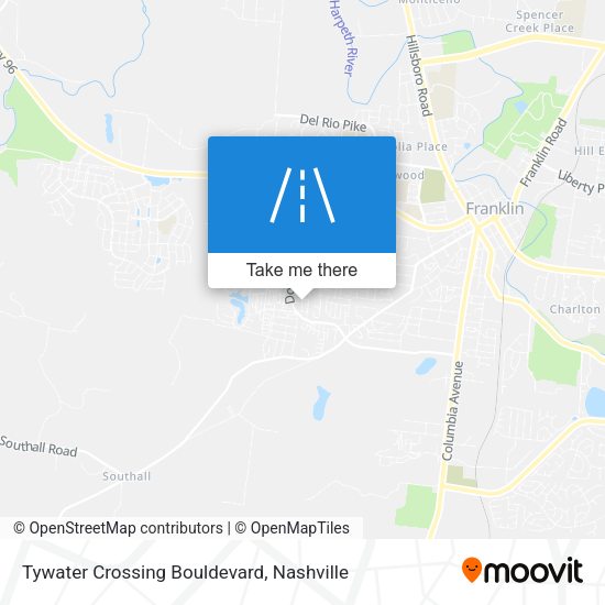 Tywater Crossing Bouldevard map