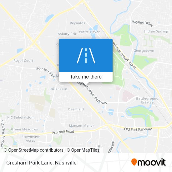 Mapa de Gresham Park Lane