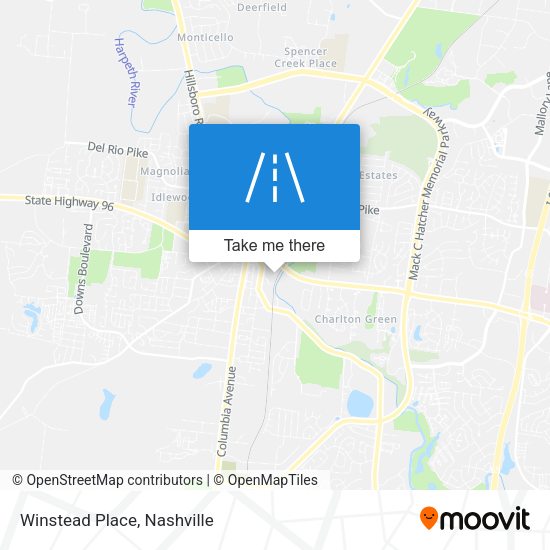 Mapa de Winstead Place