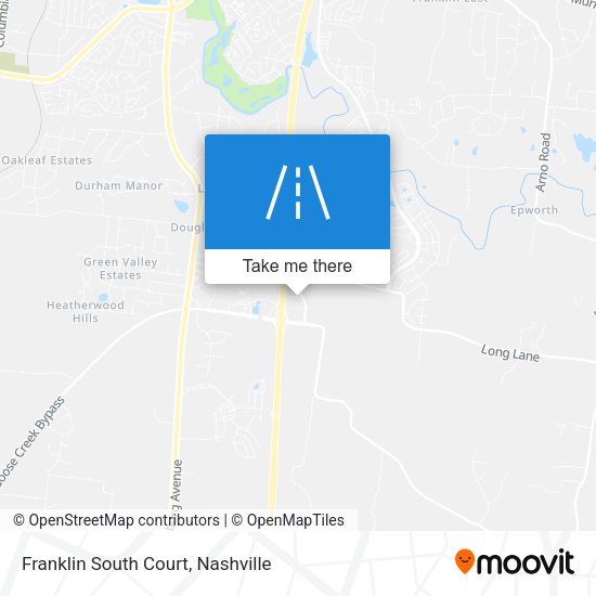Mapa de Franklin South Court