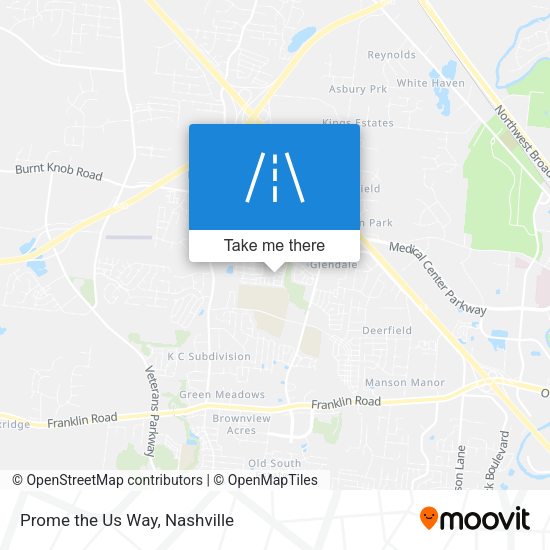 Prome the Us Way map