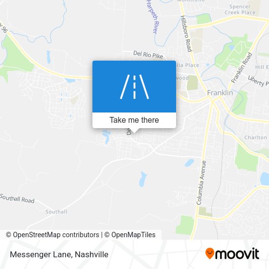Mapa de Messenger Lane