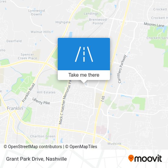 Grant Park Drive map