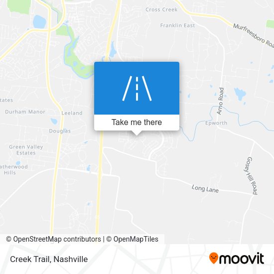 Mapa de Creek Trail