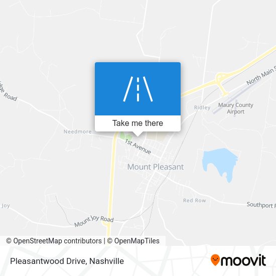 Pleasantwood Drive map
