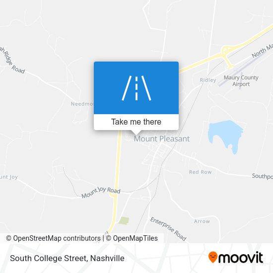 Mapa de South College Street
