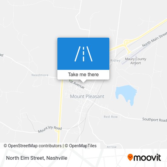 Mapa de North Elm Street