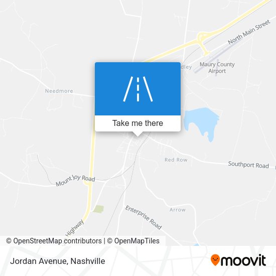 Mapa de Jordan Avenue