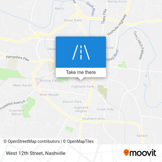 Mapa de West 12th Street