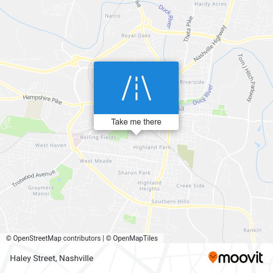 Mapa de Haley Street