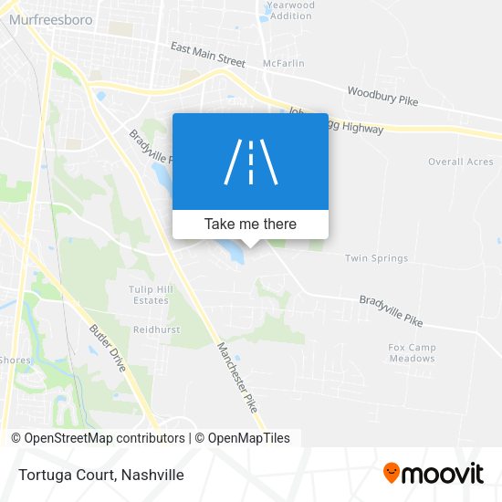 Mapa de Tortuga Court